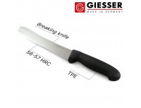 Профессиональный поварской шеф нож для мяса, 27 см, ручка TPE, Giesser. (6005 27)