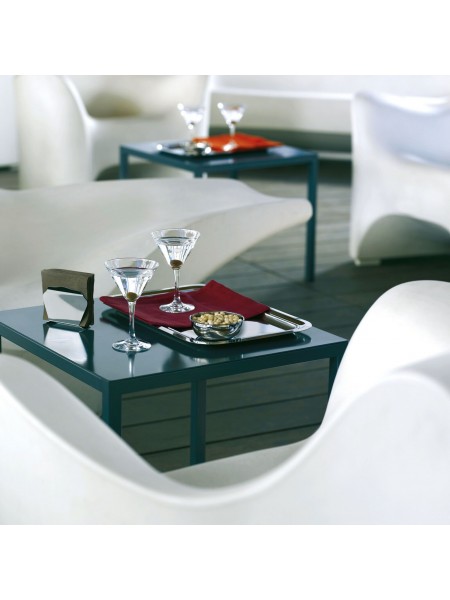 Поднос прямоугольный металлический, 65х50 см, нержавеющая сталь, Paderno. (66320-65)