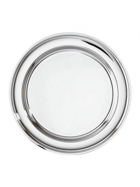 Поднос круглый металлический, 60 см, нержавеющая сталь, Paderno. (66326-60)