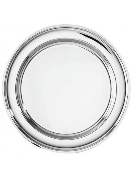 Поднос круглый металлический, 80 см, нержавеющая сталь, Paderno. (66326-80)