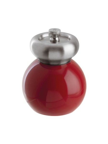 Мельница для соли, 10 см, нерж.сталь, акрил, с керамическим механизмом, цвет красный, Arthur Krupp. (69021S10)