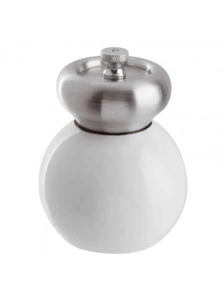 Мельница для перца, 10 см, нерж.сталь, акрил, с керамическим механизмом, цвет белый, Arthur Krupp. (69022P10)