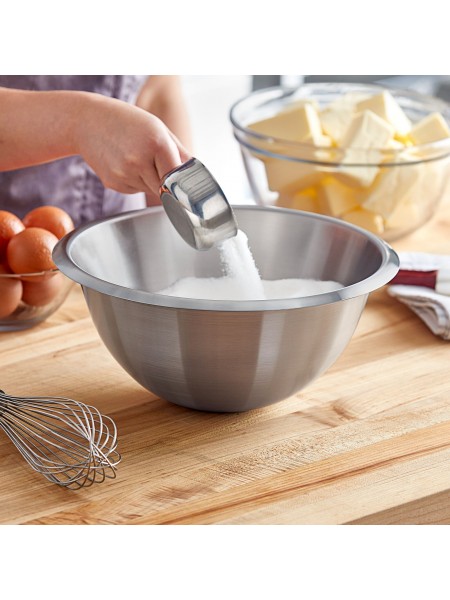 Миска полусфера, 25х12.5 см, 3.5л, нержавеющая сталь Matfer. (703025)