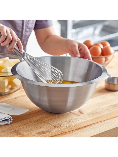 Миска полусфера, 25х12.5 см, 3.5л, нержавеющая сталь Matfer. (703025)