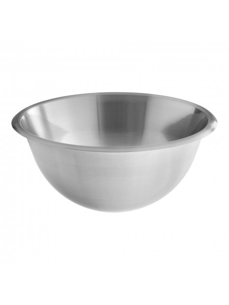 Миска большая полусфера, 35х17.5 см, 10л, нержавеющая сталь, Matfer. (703035)