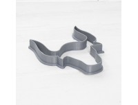 Вырубка форма для приготовления пряников и печенья, Бык, 11,5х9,5х1,5 см пластик, VTK. (71536)