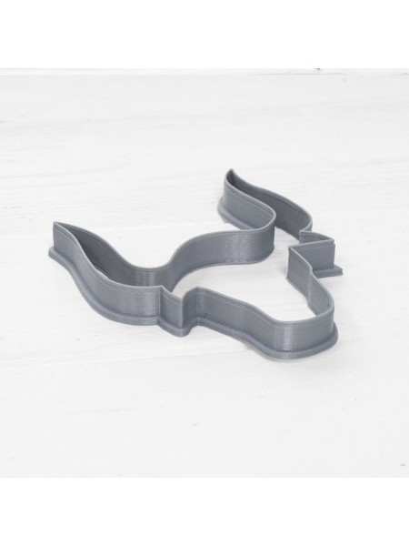 Вырубка форма для приготовления пряников и печенья, Бык, 11,5х9,5х1,5 см пластик, VTK. (71536)