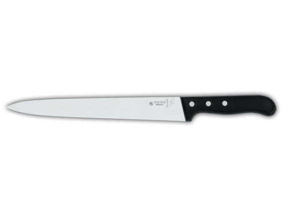Нож кухонный для нарезки ветчины, 25 см, ручка POM, Giesser. (7300 p 25)