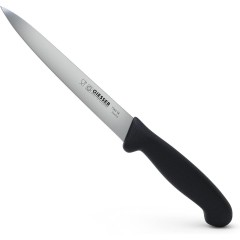 Нож филейный профессиональный 18 см, для разделки рыбы, ручка TPE, Giesser. (7365 18)