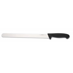 Кухонный нож для нарезки хлеба с зубчатым лезвием, 31 см, ручка TPE, Giesser. (7705 w 31)