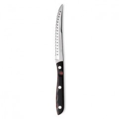 Нож для стейка, 22 см, нержавеющая сталь, деревянная лакированная ручка, Gense. (7744829)