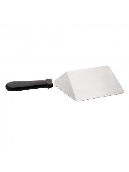 Лопатка поварская металлическая, рабочая поверхность 13,5х13,5 см общ. L=32 см, пластиковая ручка, Proff Cuisine. (78040014)