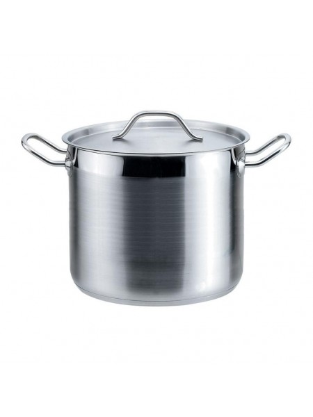 Кастрюля с крышкой, 11 литров, 26х21 см, нерж.сталь 18/0, EcoLine, Proff Cuisine. (81200004)