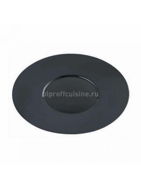 Тарелка круглая, «Glossy-Black» d 26/12,5 cм, Proff Cuisine. (81200049)