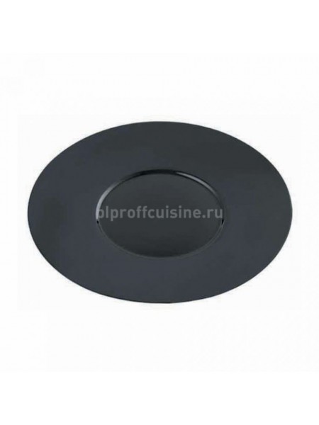 Тарелка круглая, «Glossy-Black» d 31/15,5 cм, Proff Cuisine. (81200050)