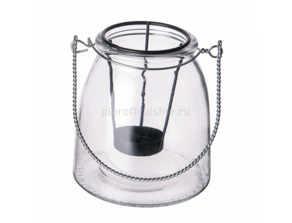 Подсвечник на стол сервировочный, стеклянный для чайной свечи, Proff Cuisine. (81200132)