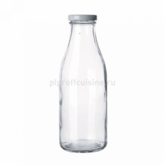 Бутылка с крышкой для молока, соков 1л, Proff Cuisine. (81200147)