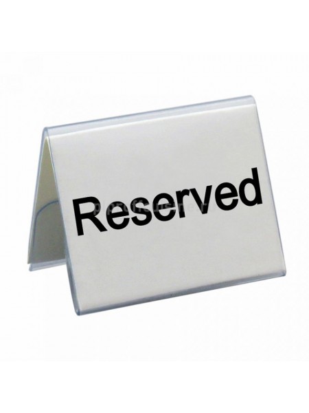 Табличка настольная в ресторан «Резерв», 5x4 cм, пластик, Proff Cuisine. (81200197)