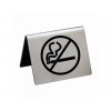 Табличка настольная в ресторан «Не курить», 5x4 cм, сталь, Proff Cuisine. (81200204)