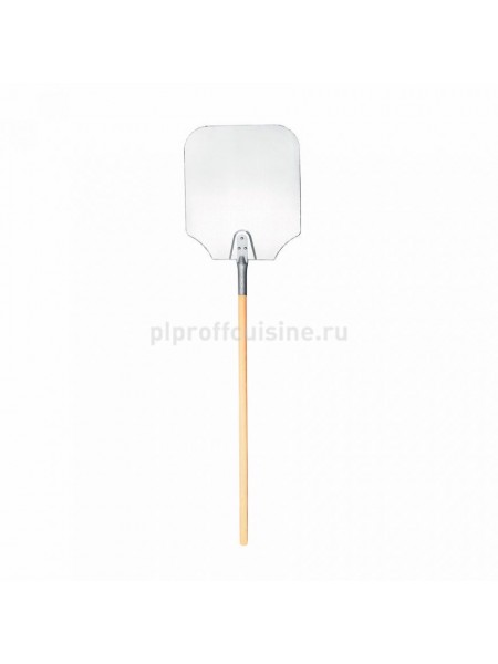 Лопата для пиццы, алюминиевая с деревянной ручкой, 30,5х35,5 см, длина ручки 55 см, Proff Cuisine. (81200260)