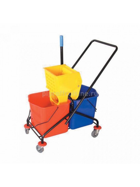 Тележка и два ведра, (60л) для уборки c отжимом, Proff Cuisine. (81200269)