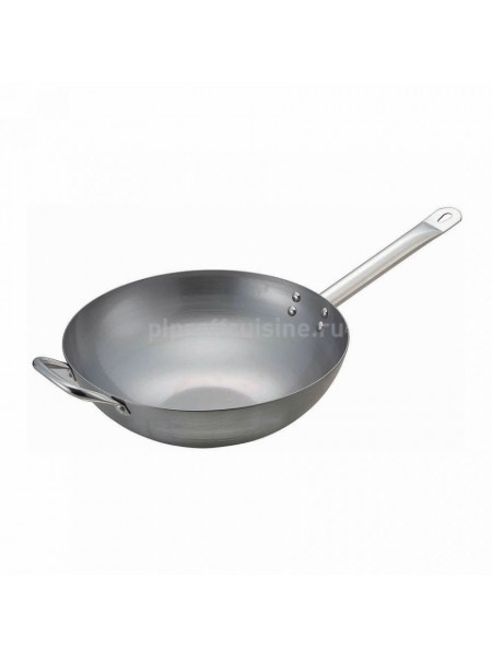 Сковорода ВОК D=36 см, углеродная сталь, Proff Cuisine. (81200287)