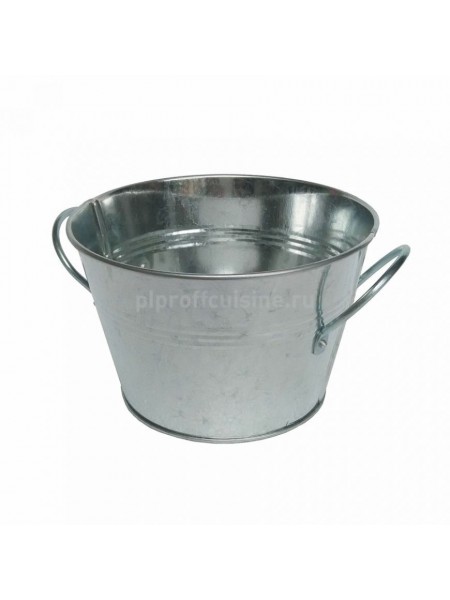 Ведерко металлическое для подачи, сервировки, d-13,5 cм, h-8,5 cм, 850мл, Proff Cuisine. (81200293)