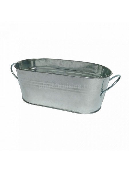 Ведерко металлическое для подачи, сервировки, 21x11x8,5 cм, 1300мл, Proff Cuisine. (81200296)