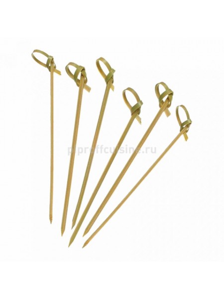 Шпажка бамбуковая, P.L.-Bar Ware «Крючок», упаковка 100 штук, 15 см, Proff Cuisine. (81200309)