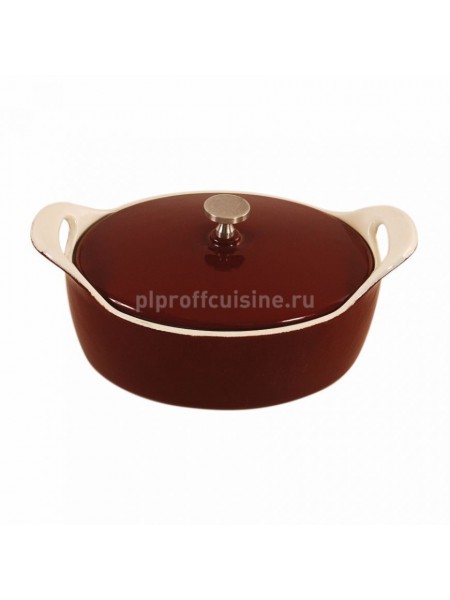 Супница порционная, эмалированная, чугун 13x11x5.3 cм, V-350мл, Proff Cuisine. (81200326)