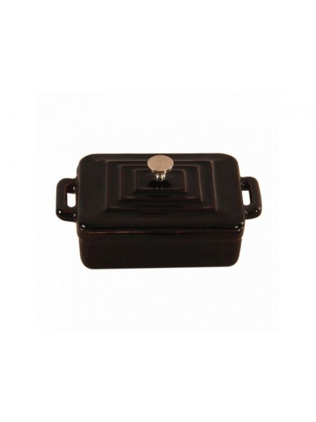 Супница порционная, эмалированная, чугун 13x9.5x4.5 cм, V-300мл, Proff Cuisine. (81200328)