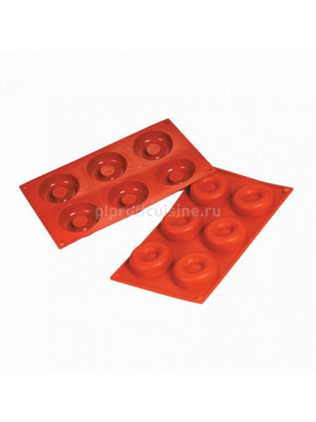 Кондитерская силиконовая форма для выпечки «Саварин» 30*17.5, 18 ячеек (D-4, H-1.2 см), Proff Cuisine. (81200413)