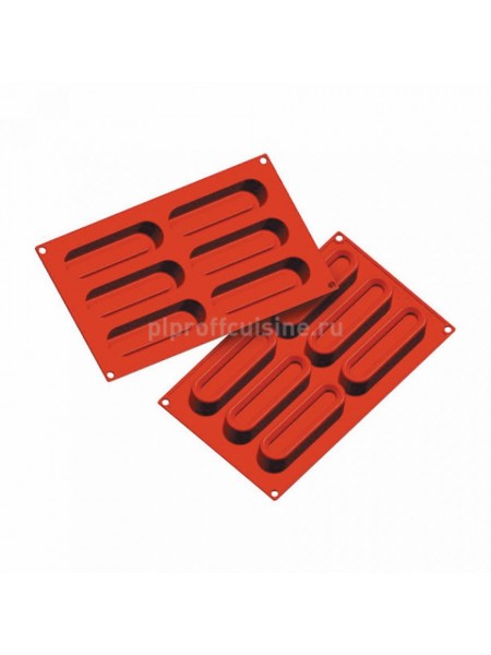 Кондитерская силиконовая форма для выпечки «Савоярди» 30*17.5, 20 ячеек (D-6*2.5, H-2.3 см), Proff Cuisine. (81200460)