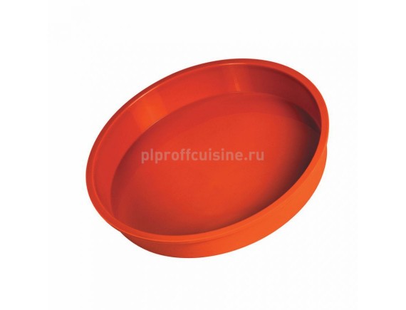 Кондитерская форма круглая для выпечки силиконовая, D-22, H-4.2 см, Proff Cuisine. (81200474)