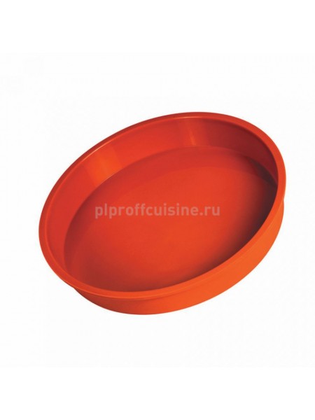 Кондитерская форма круглая для выпечки силиконовая, D-28, H-4.7 см, Proff Cuisine. (81200477)