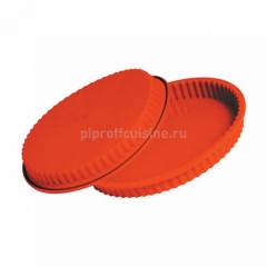 Кондитерская форма круглая для выпечки силиконовая, D-28, H-3 см, Proff Cuisine. (81200479)