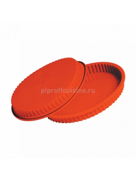 Кондитерская форма круглая для выпечки силиконовая, D-28, H-3 см, Proff Cuisine. (81200479)