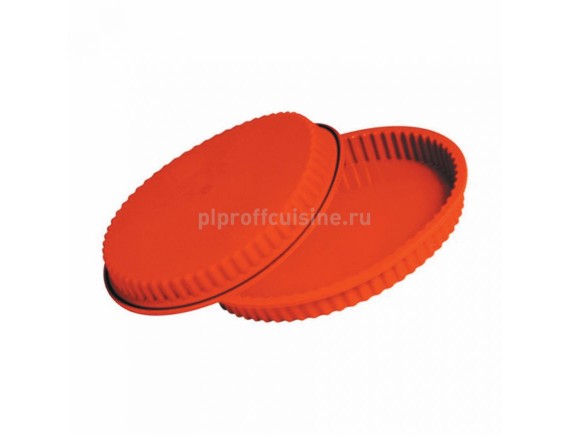 Кондитерская форма круглая для выпечки силиконовая, D-28, H-3 см, Proff Cuisine. (81200479)