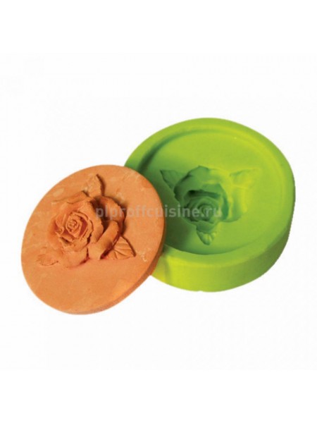 Кондитерская силиконовая форма для выпечки «Роза» D-7*2 (3.5 см), Proff Cuisine. (81200511)