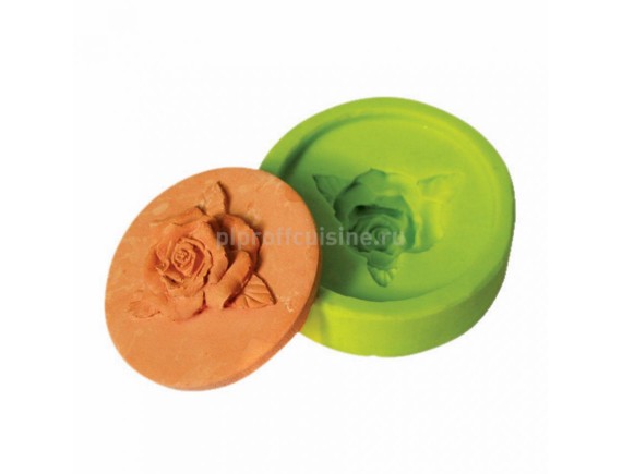 Кондитерская силиконовая форма для выпечки «Роза» D-7*2 (3.5 см), Proff Cuisine. (81200511)