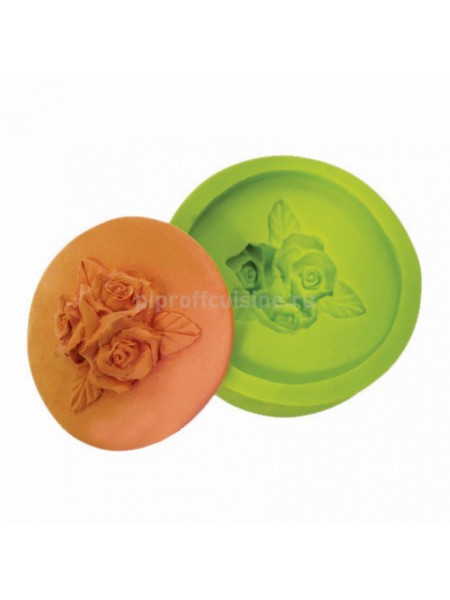 Кондитерская силиконовая форма для выпечки «Розы» D-7*2 (3.5 см), Proff Cuisine. (81200512)