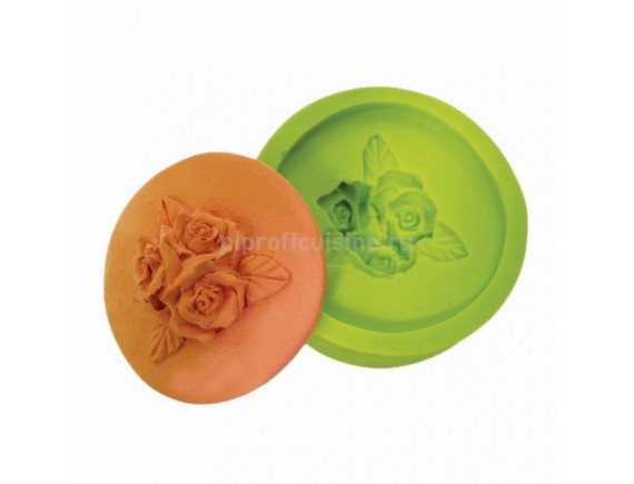 Кондитерская силиконовая форма для выпечки «Розы» D-7*2 (3.5 см), Proff Cuisine. (81200512)
