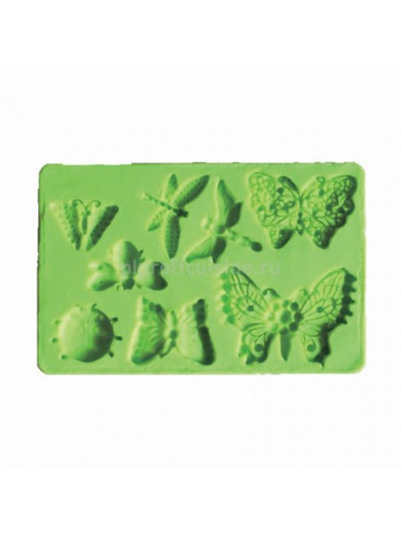 Кондитерская силиконовая форма для выпечки «Насекомые» 13.5*8.5 см, Proff Cuisine. (81200513)