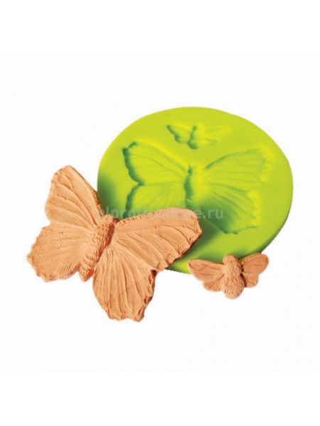 Кондитерская силиконовая форма для выпечки «Бабочка» D-6*0.5 (2/4.5 см), Proff Cuisine. (81200520)