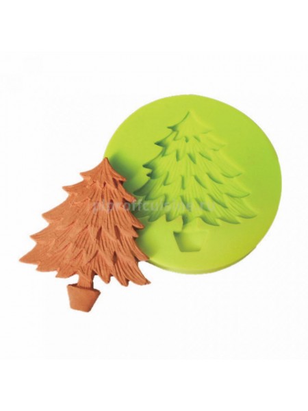 Кондитерская силиконовая форма для выпечки «Елка» D-6*0.5 (5*4 см), Proff Cuisine. (81200521)