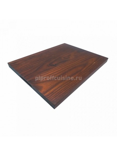 Сервировочная доска для подачи блюд, 35x27x2 cм (ясень), обработанная минеральным маслом, Proff Cuisine. (81200547)