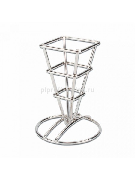 Сервировочная корзинка проволочная, для подачи конусная 6.4х12.7 см, Proff Cuisine. (81200564)