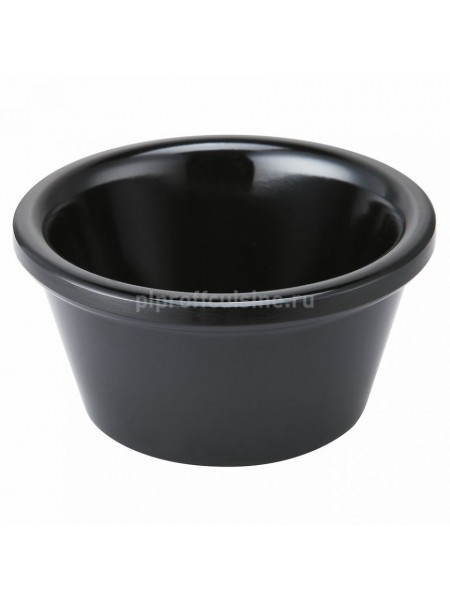 Соусник пластиковый, черный 50 мл, упаковка 12 штук, Proff Cuisine. (81200576)