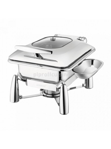 Мармит сервировочный (откидная крышка с иллюминатором) «Sunnex» 4.5 л, Proff Cuisine. (81200592)