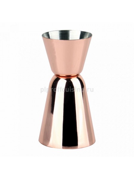Джиггер с медным покрытием металлический для бара мерный, «P.L.-Bar Ware» 20/40 мл, Proff Cuisine. (81200786)